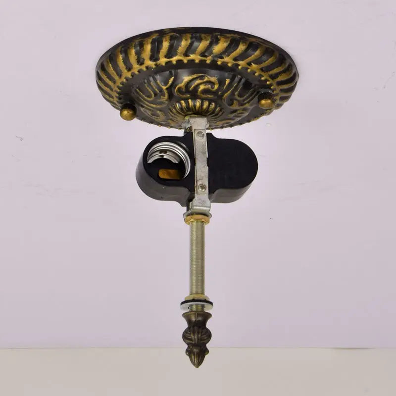12inch Handmade Stained Glass Tulip Tiffany Style Ceiling Light Fixtures - CTL