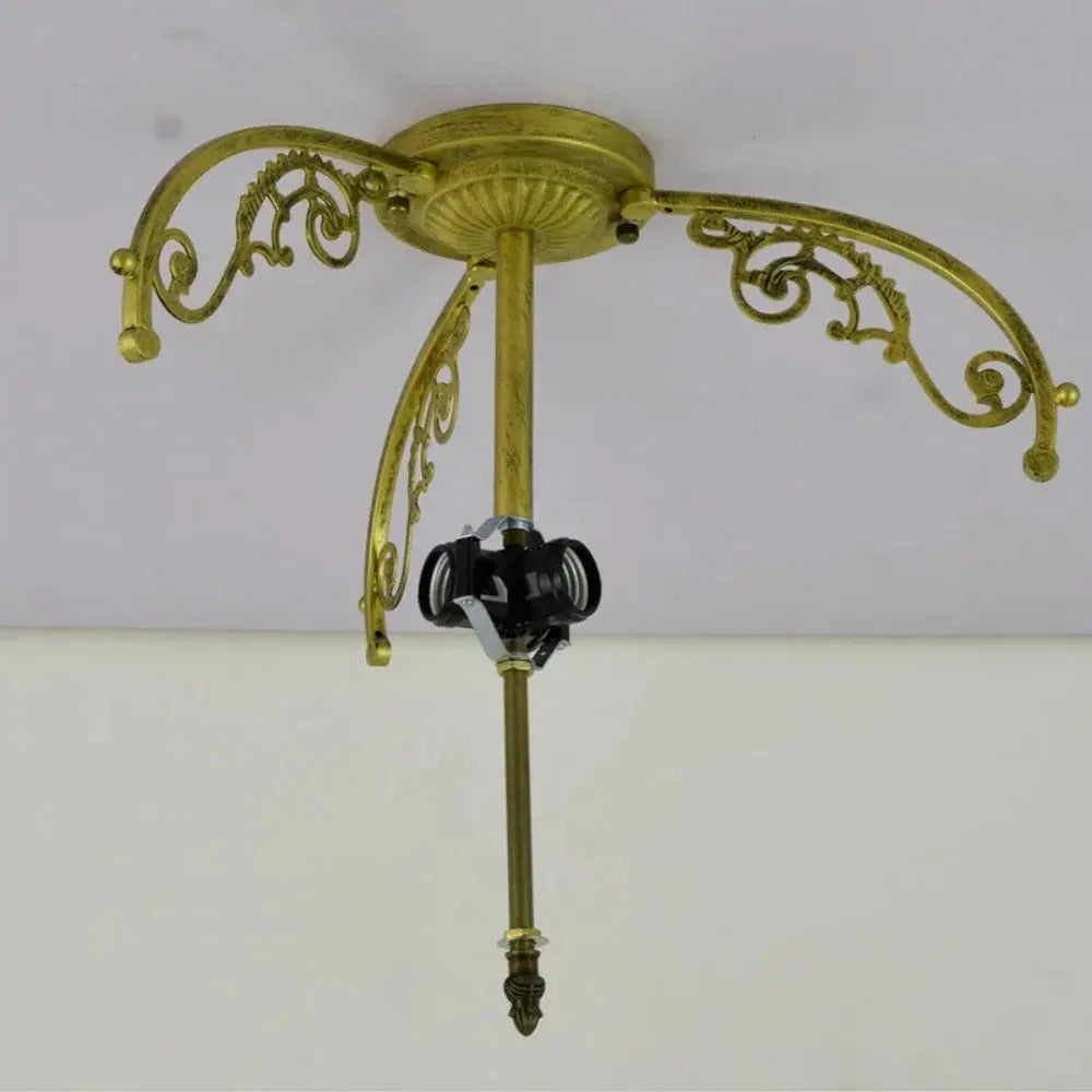 16inch Stained Glass Blue Lampshade Tiffany Ceiling Light - CTL