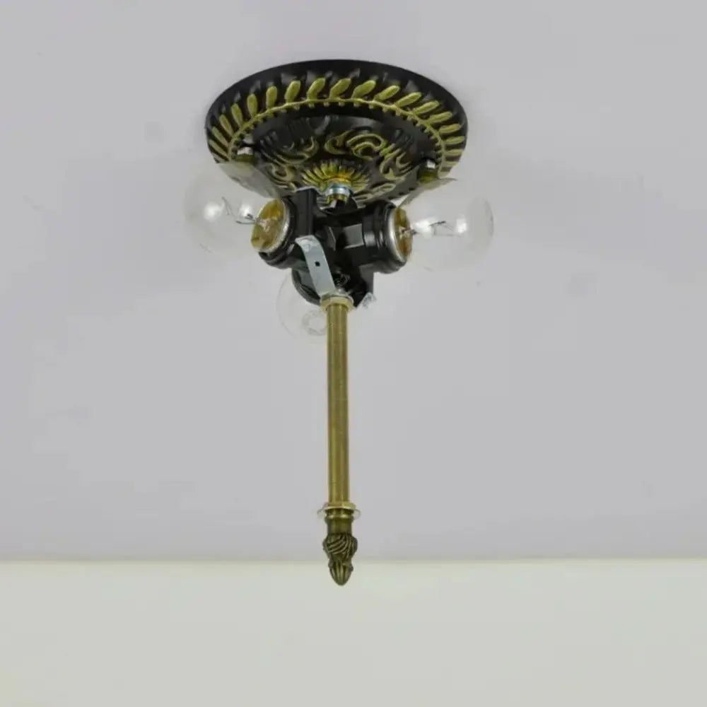 16inch Stained Glass Flower Lampshade Tiffany Style Ceiling Light - CTL