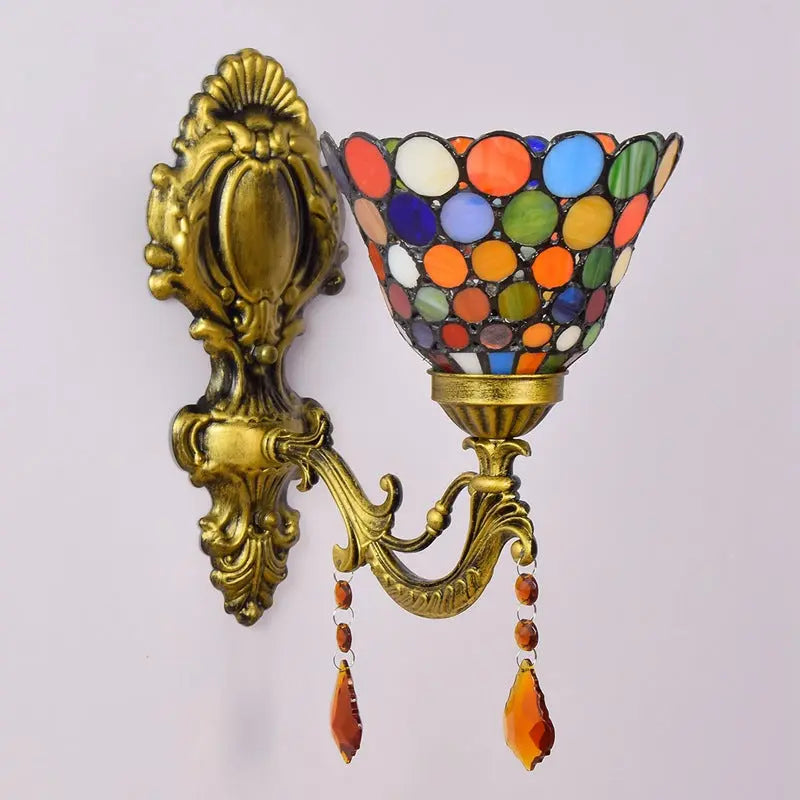 6inch 15cm Small Sconce Bohemia Spot Tiffany Style Wall Lights - CTL