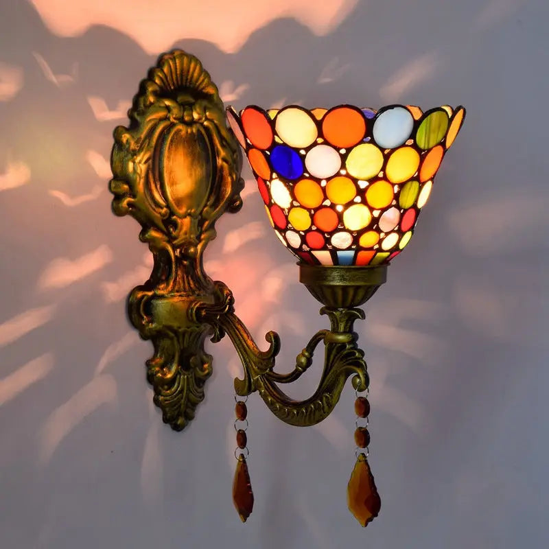 6inch 15cm Small Sconce Bohemia Spot Tiffany Style Wall Lights - CTL