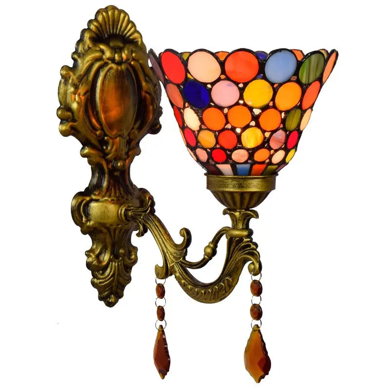 6inch 15cm Small Sconce Bohemia Spot Tiffany Style Wall Lights - CTL
