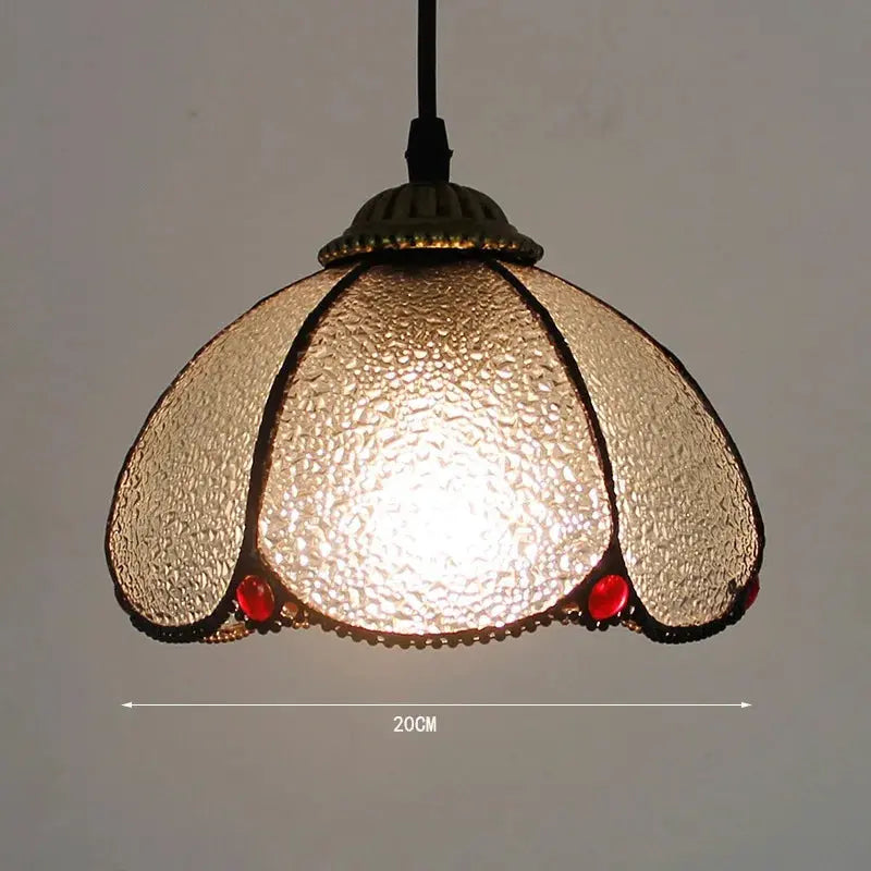 8inch Vintage Pink Beads Lampshade Small Tiffany Pendant Lights - CTL