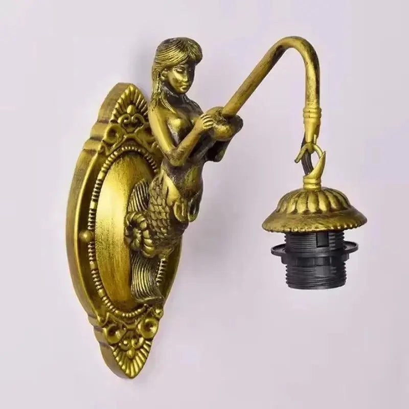 Dia15cm Tiffany Stained Glass Mini Lamp Baroque Lampshade Wall Lights - CTL