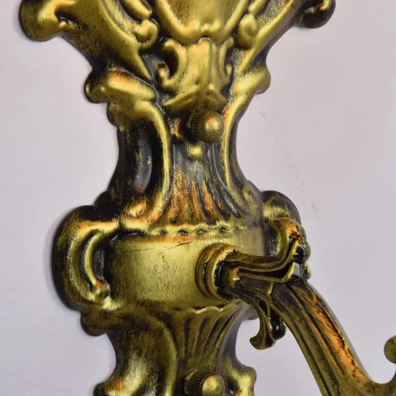 Vintage Stained Glass Yellow Parrot Lampshade Tiffany Style Wall Sconce - CTL