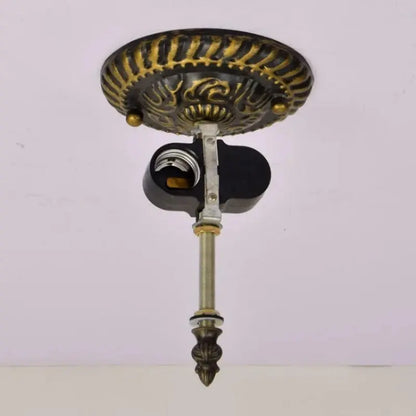 12inch Handmade Stained Glass Rose Tiffany Style Ceiling Light Fixtures - CTL