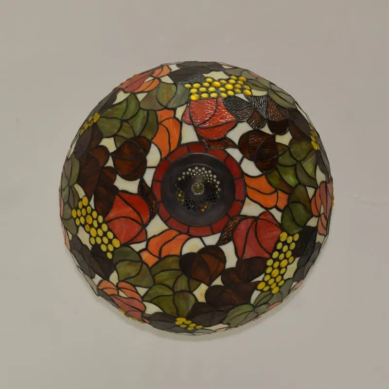 20inch Tiffany Hanging Lamp Stained Glass Portuguese Pendant Light - CTL