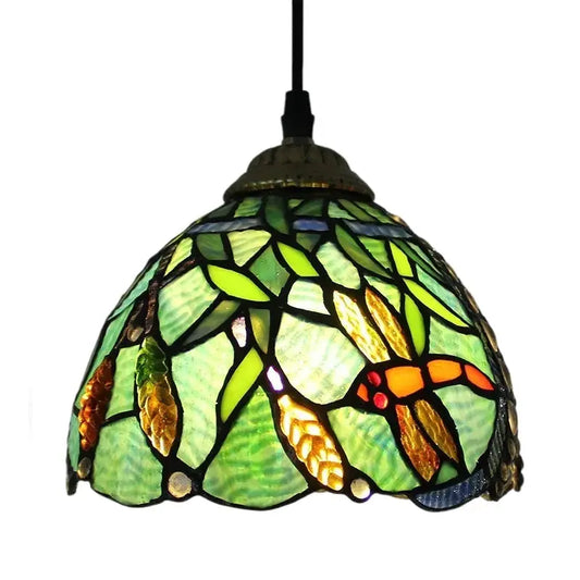 8inch Stained Glass Ears of Wheat Lampshade Small Tiffany Pendant Lights - CTL