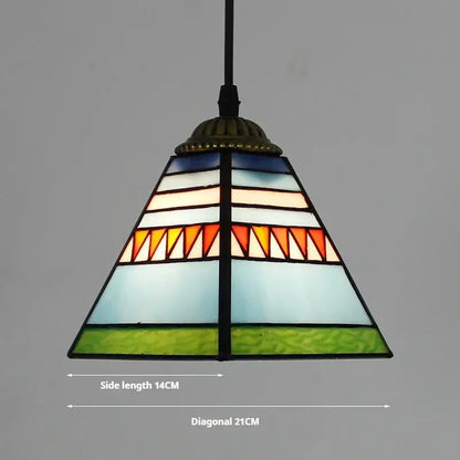 8inch Vintage Pink Beads Lampshade Small Tiffany Pendant Lights - CTL