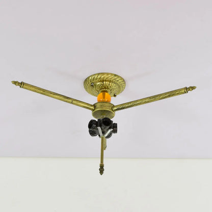 Dia65cm Stained Glass Dragonfly Lampshade Large Tiffany Ceiling Lamp - CTL